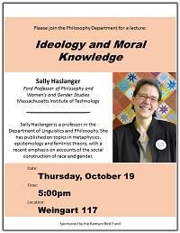 Ideology and Moral Knowledge event poster