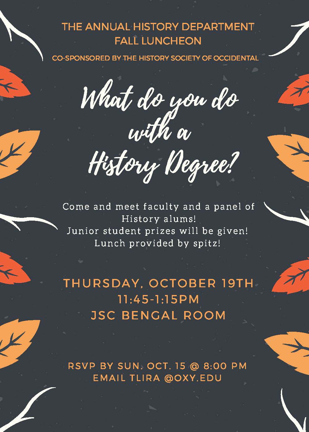 Image for Annual History Department Fall Luncheon