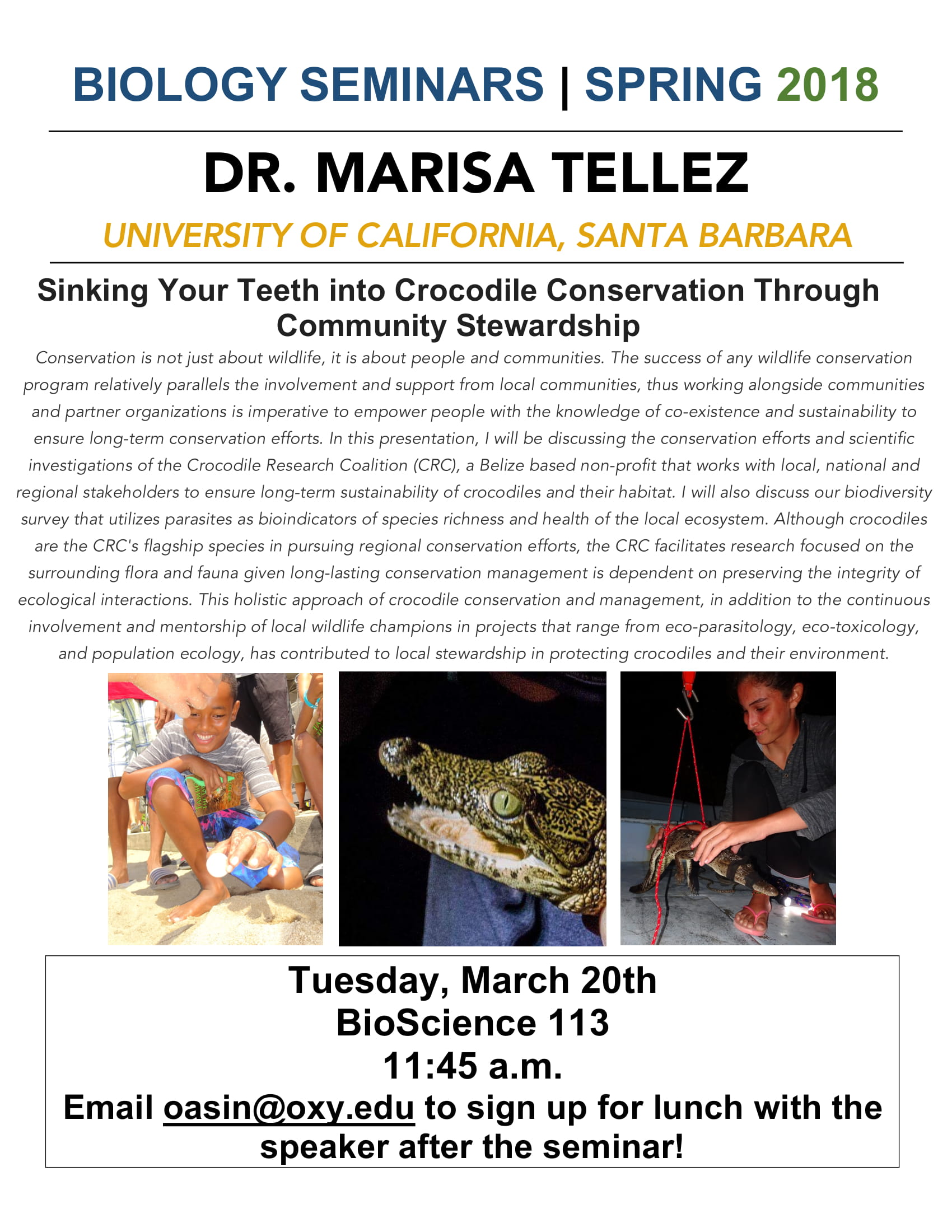 Image for Dr. Marisa Tellez: Sinking Your Teeth into Crocodi