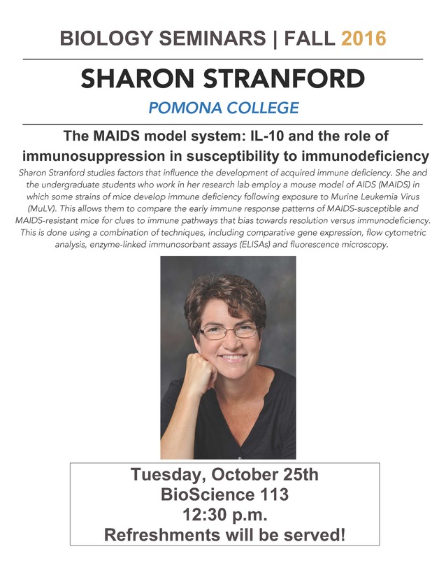 Image for Sharon Stranford: The MAIDS model system: IL-10 an