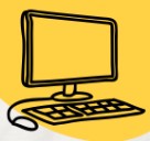 A computer monitor with a mouse and a keyboard