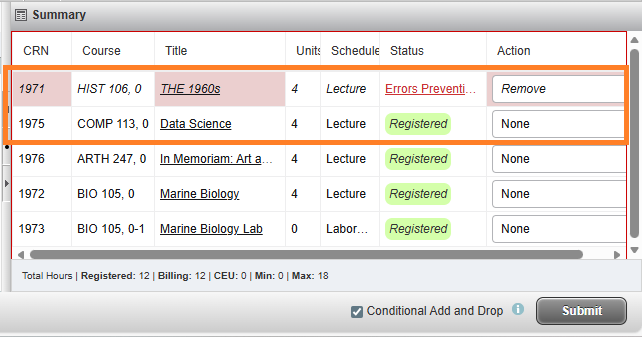 Instructional Screenshot Conditional Add