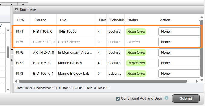 Instructional Screenshot Conditional Add