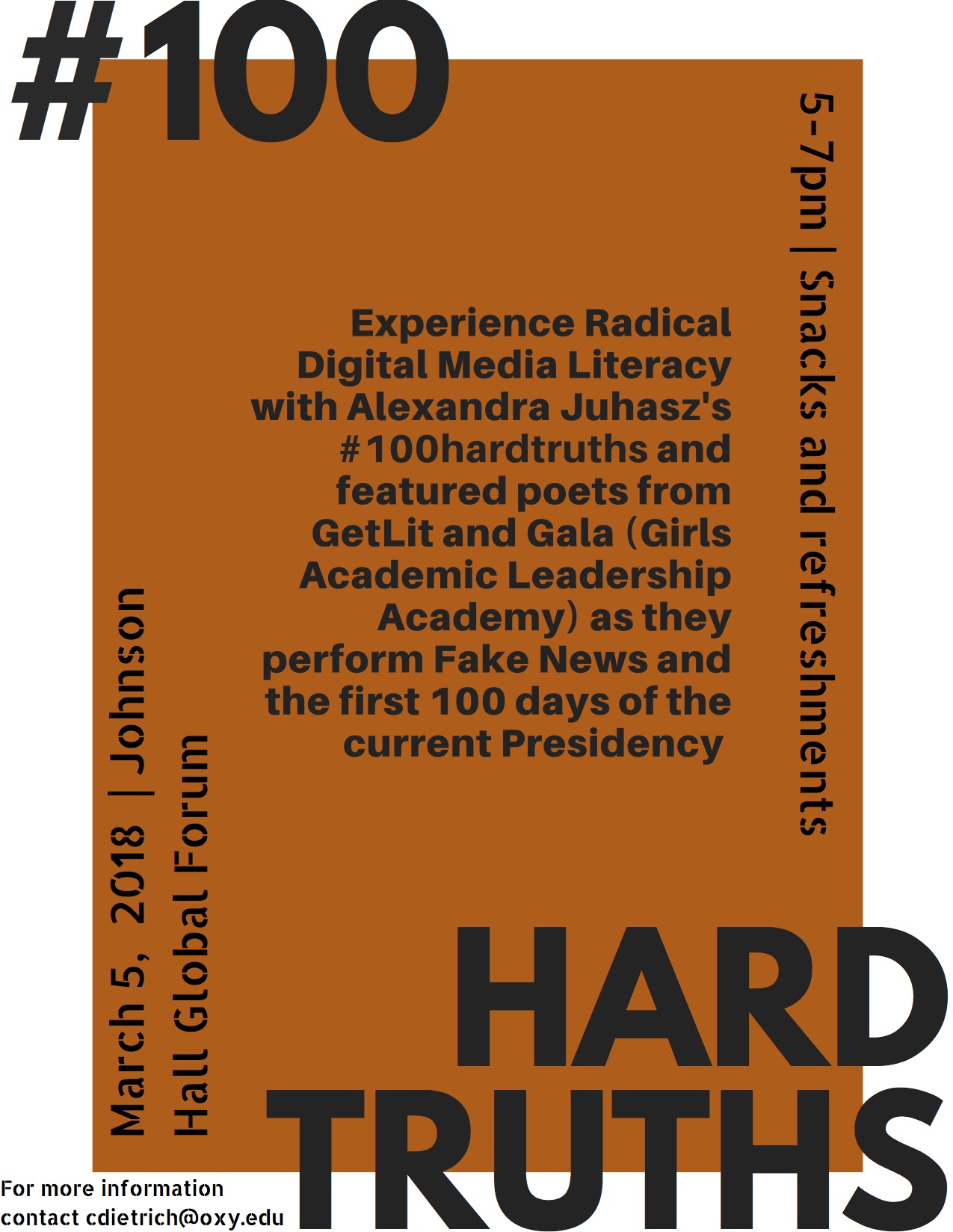 Image for #100 Hard Truths Event