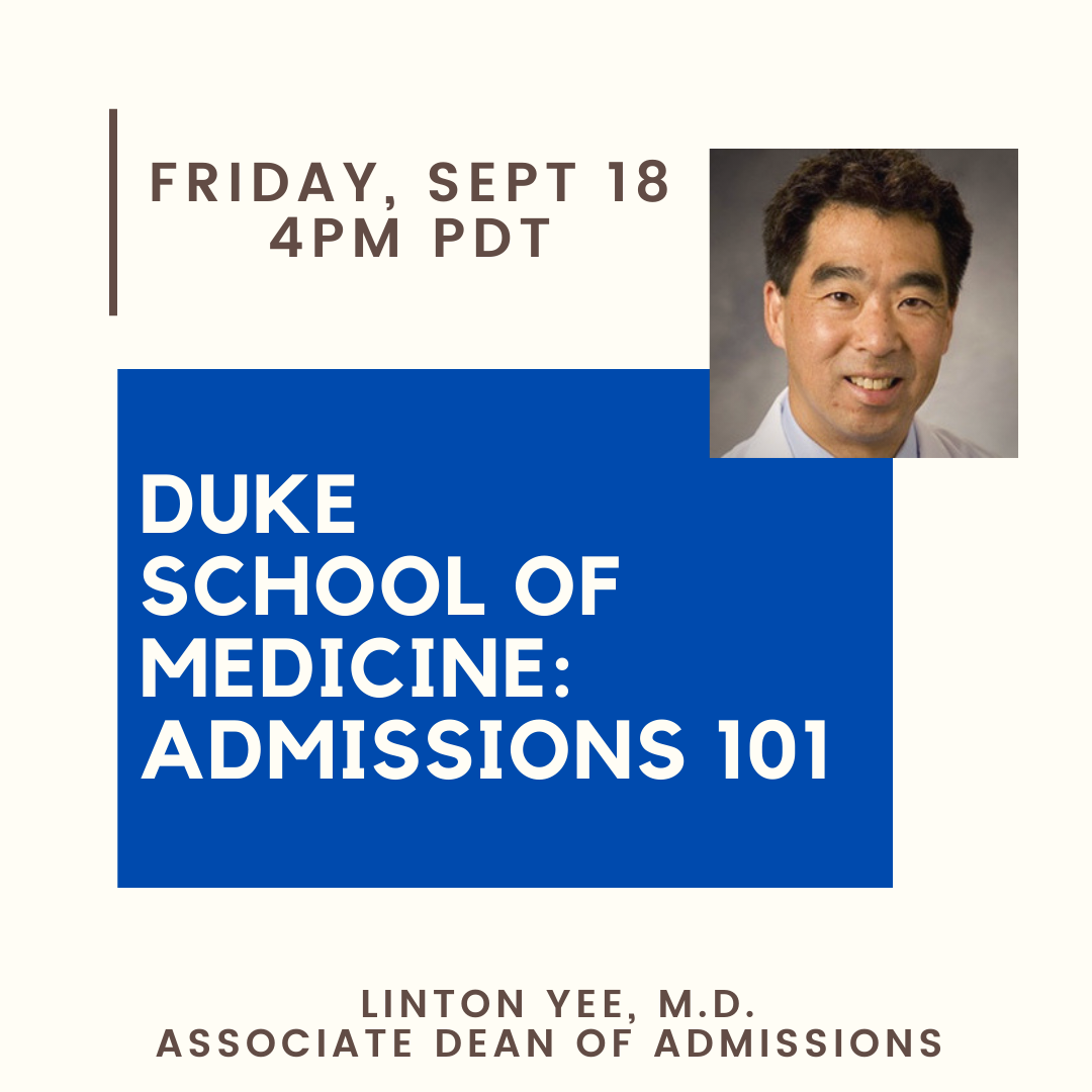 Linton Yee-Duke School of Medicine Info-session