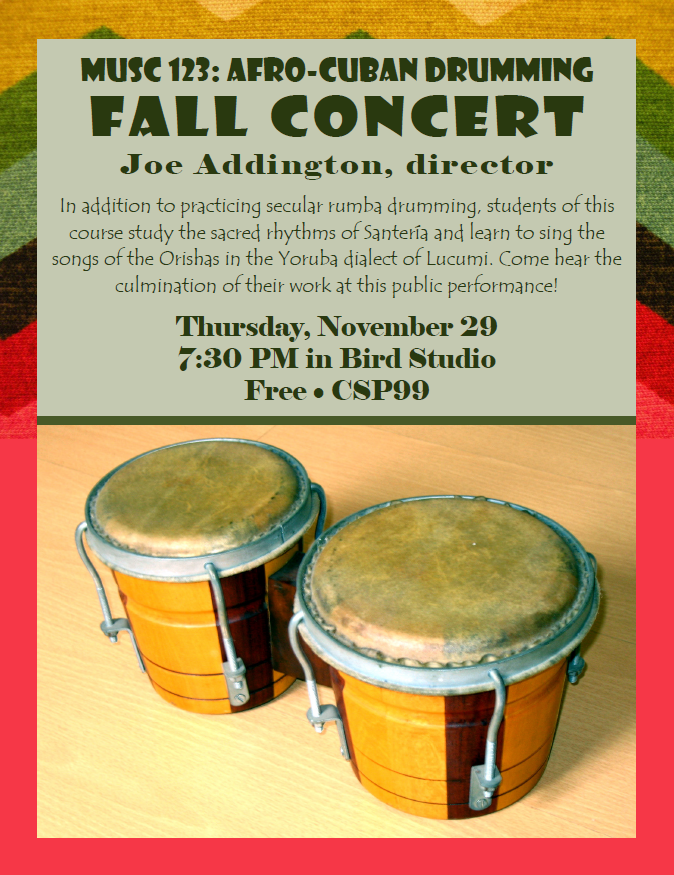 Image for Afro-Cuban Drumming Ensemble Concert Event