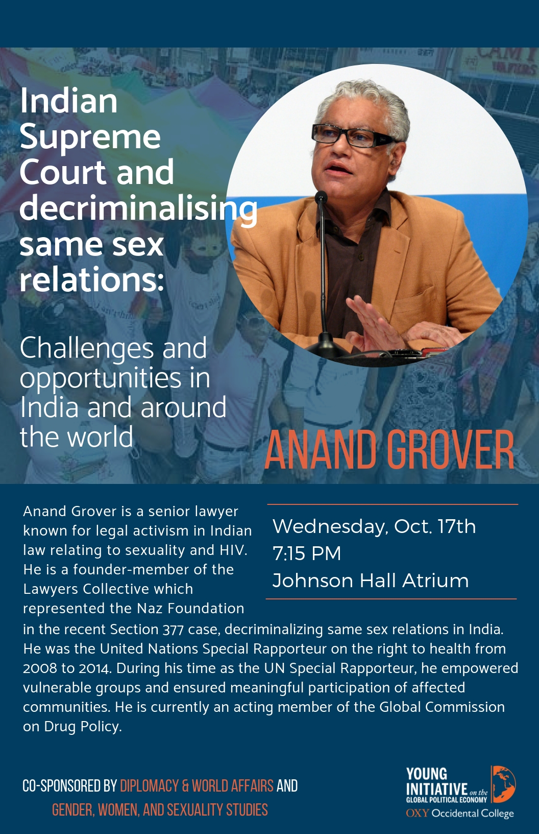 Image for Anand Grover: Indian Supreme Court and Decriminali