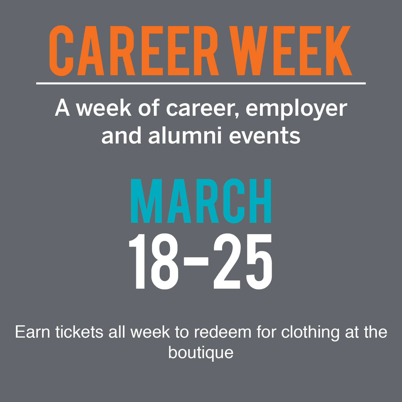 career week flyer