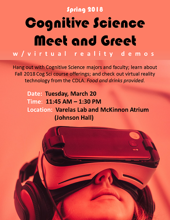 Image for Spring 2018 Cognitive Science Meet & Greet Event