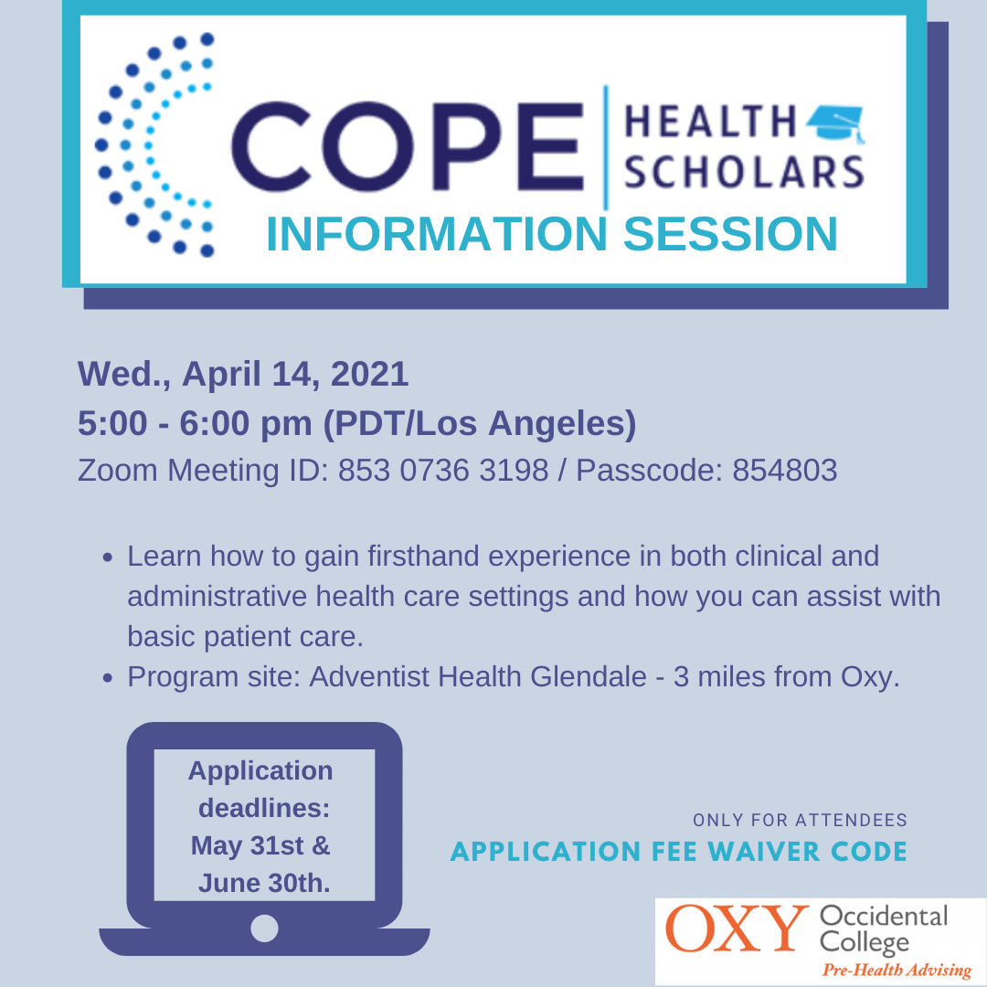 cope info session flyer