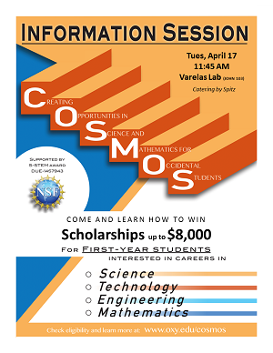 Image for COSMOS Scholarship Info Session Event