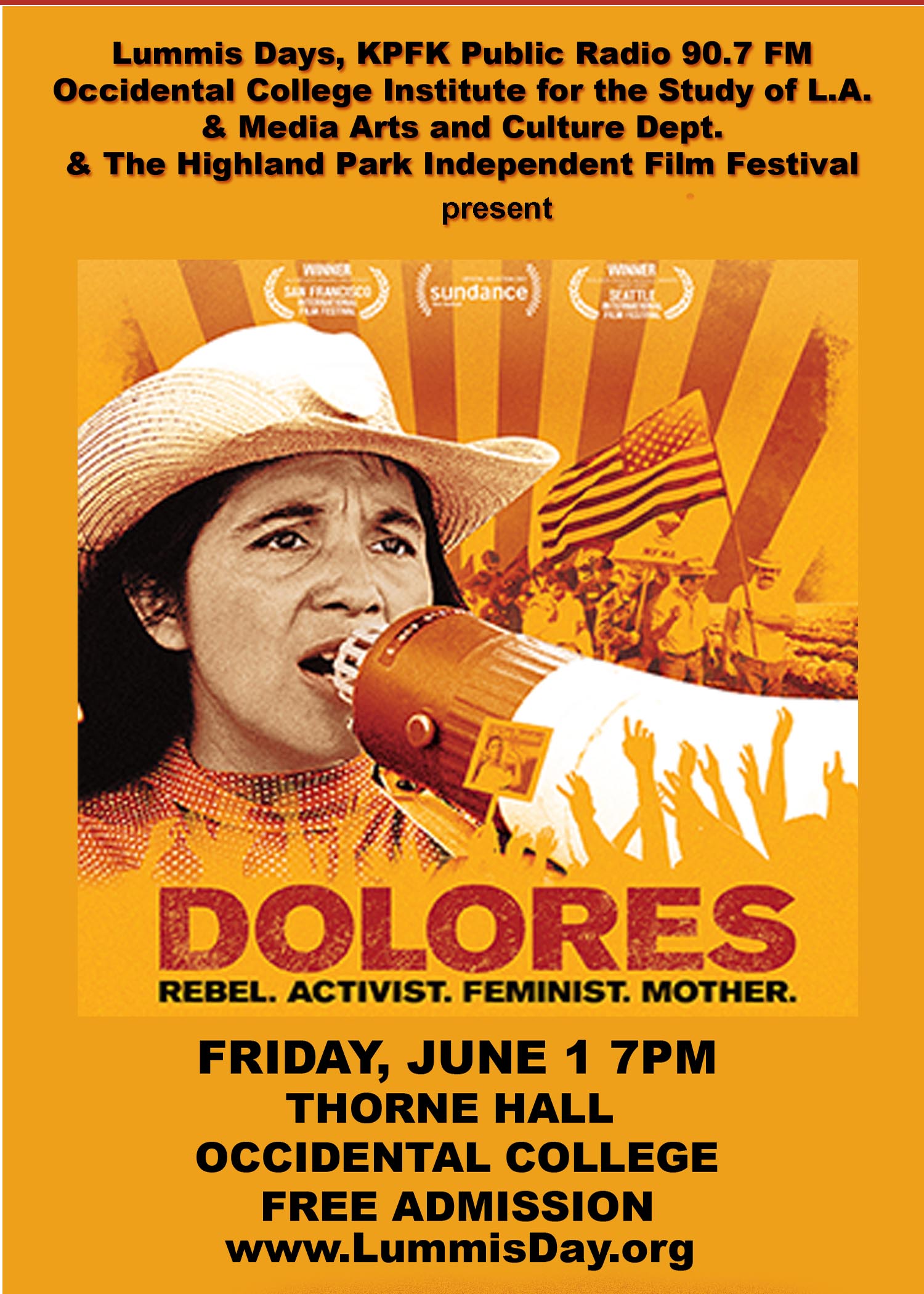 Image for "Dolores" presented by Lummis Days & the Institute
