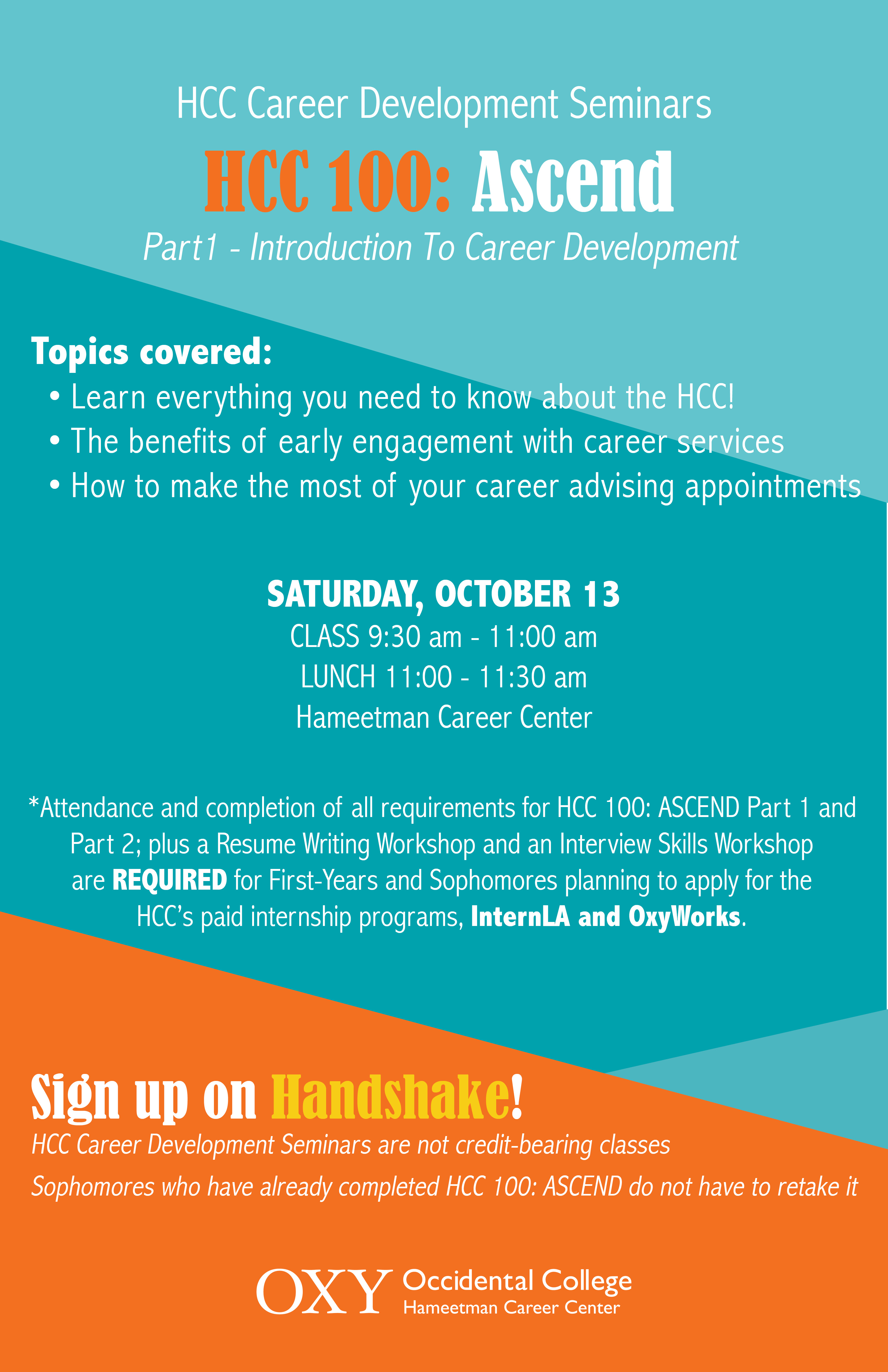 Image for HCC 100: Ascend (Part 1) Intro to Career Developme