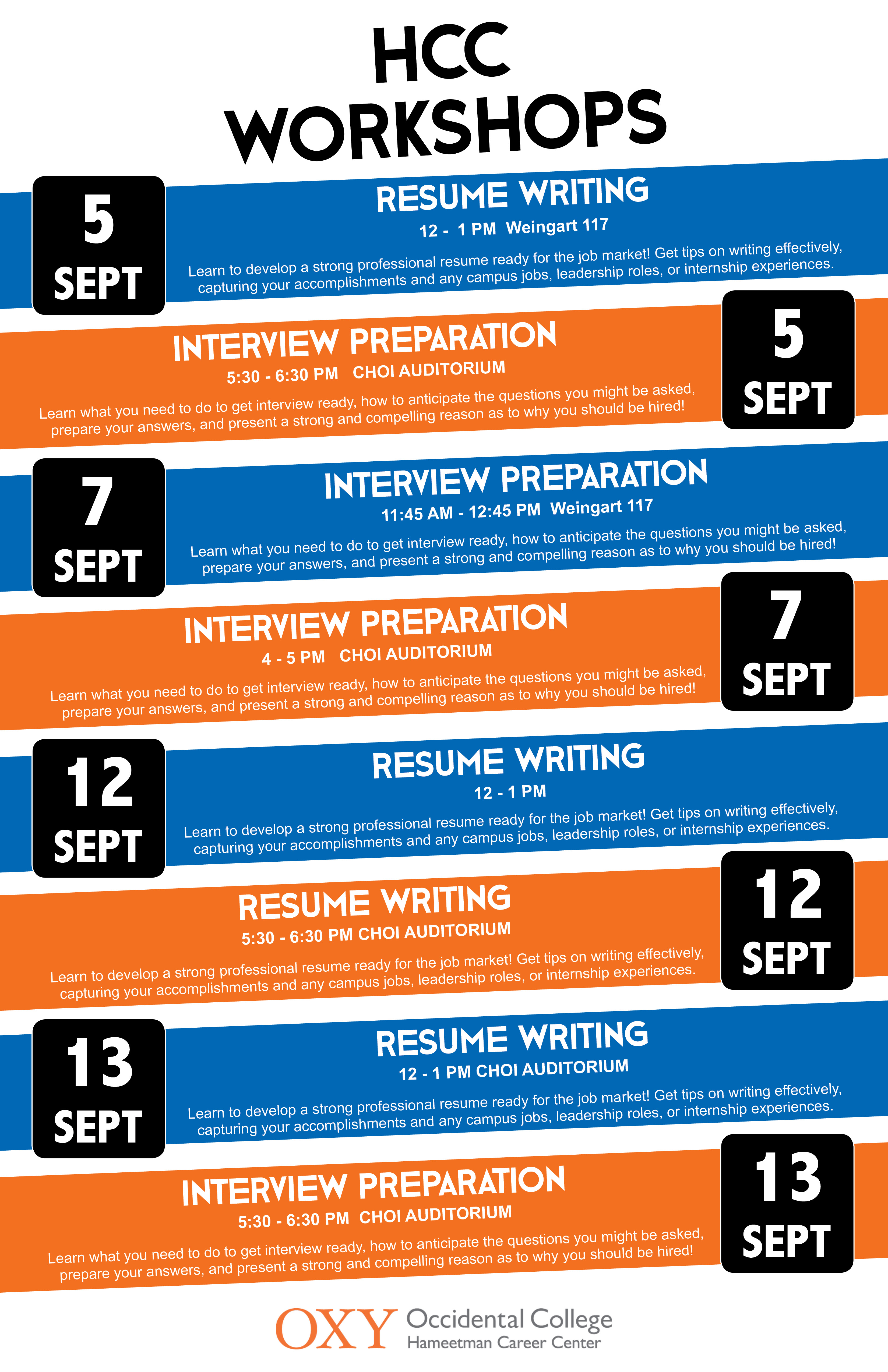 Image for Resume Writing Workshop Event