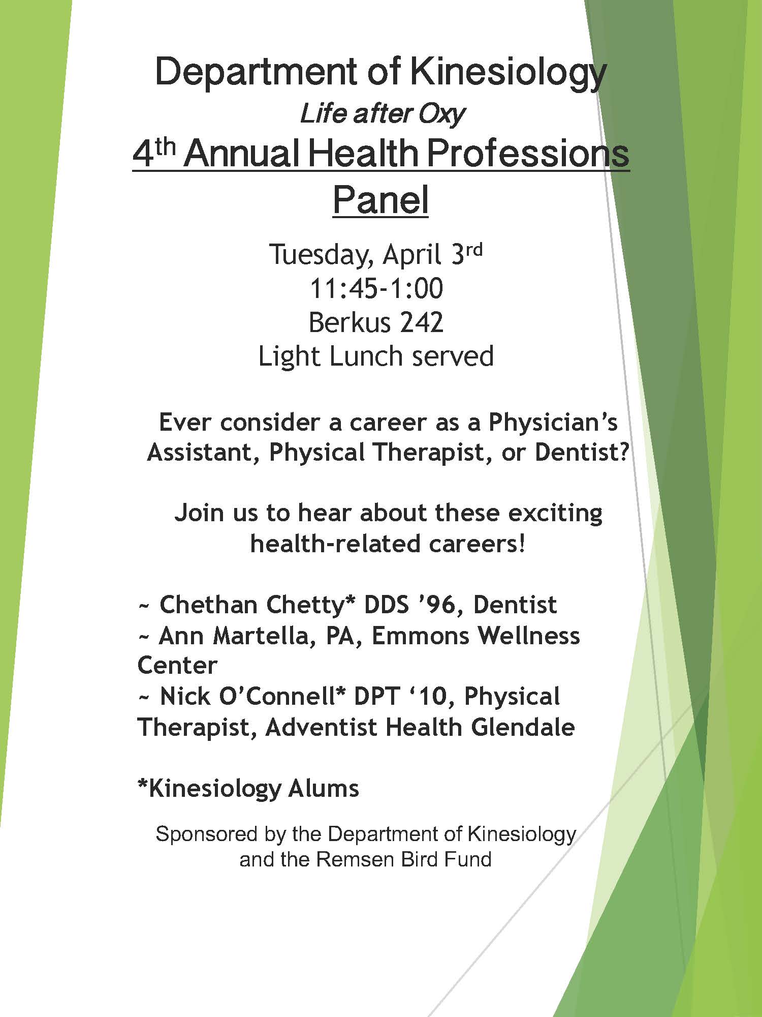Image for Life After Oxy: 4th Annual Health Professions Pane