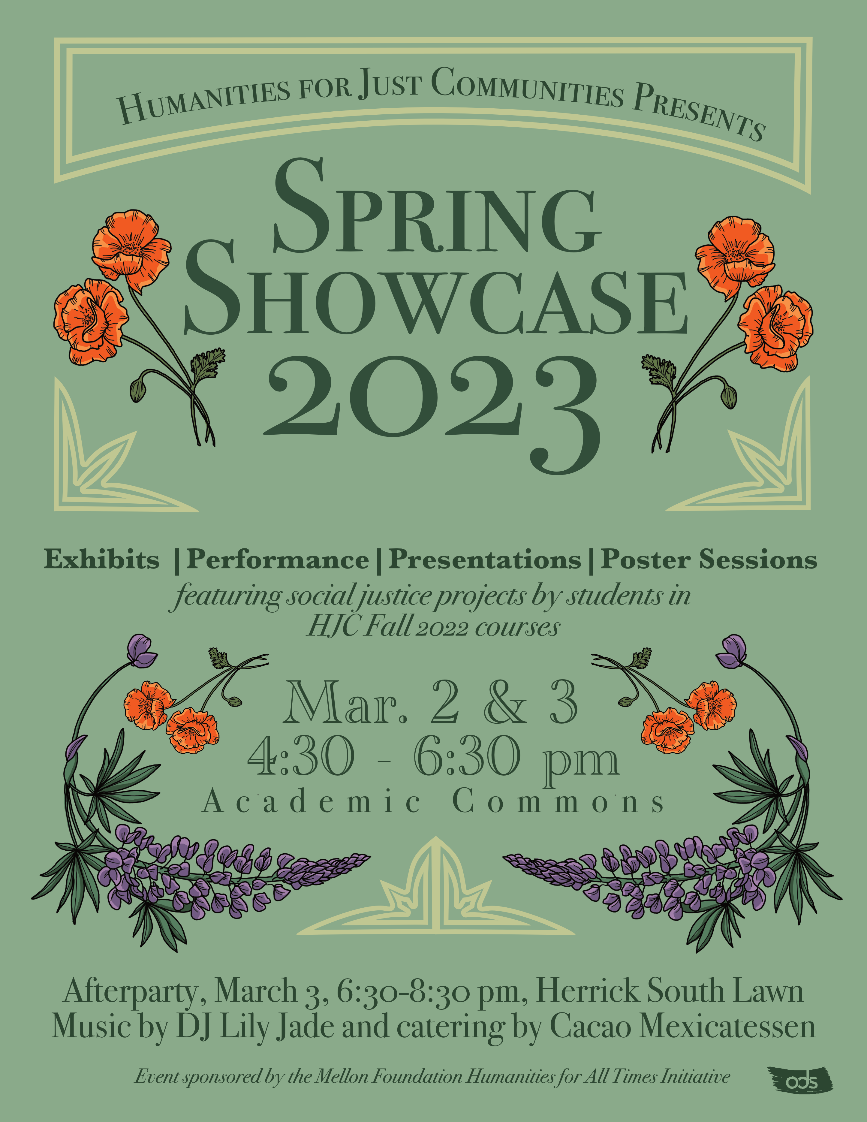 Humanities for Just Communities Presents Spring Showcase 2023 Humanities for Just Communities Presents Spring Showcase 2023