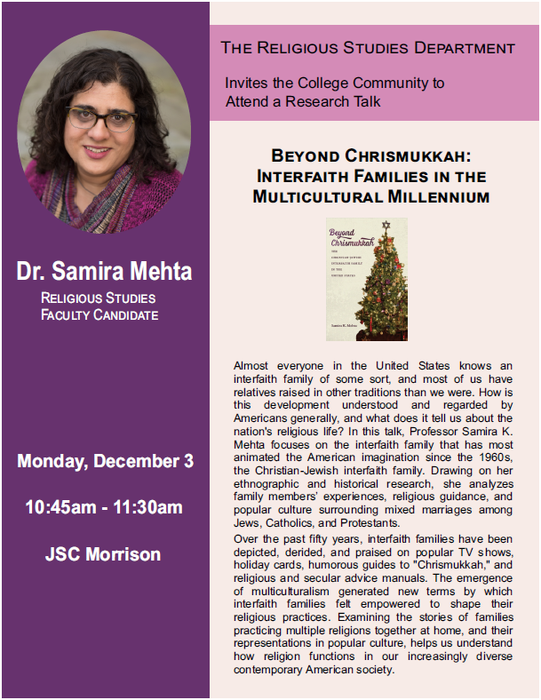 Image for Samira Mehta: Beyond Chrismukkah Event