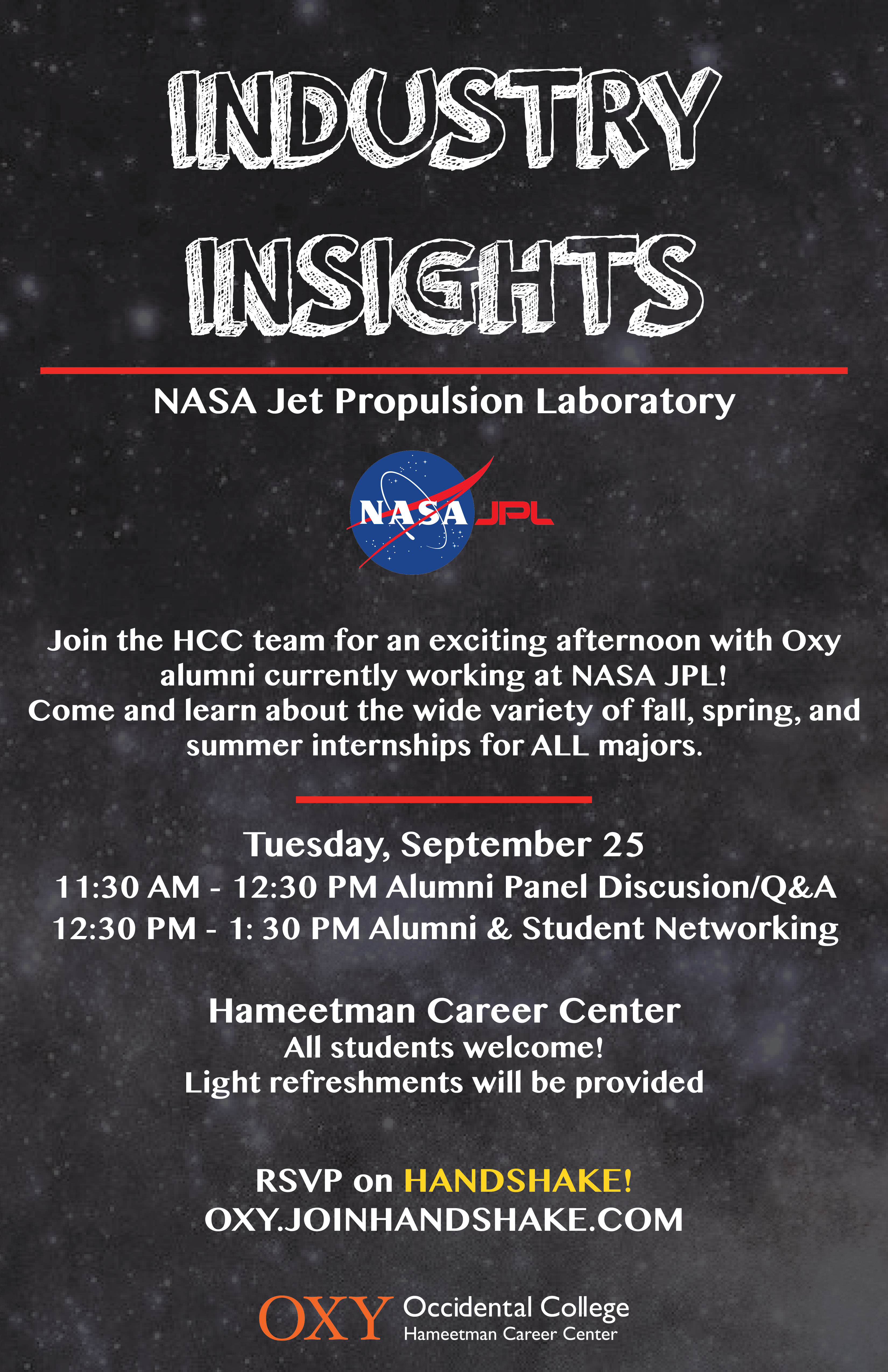 Image for Industry Insights: NASA JPL Alumni Panel Event