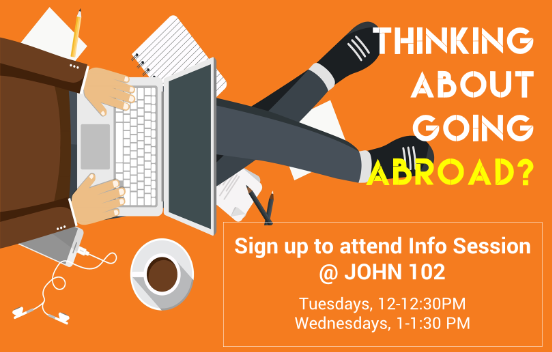 Image for Spring 2019 Study Abroad Info Session (RSVP) Event