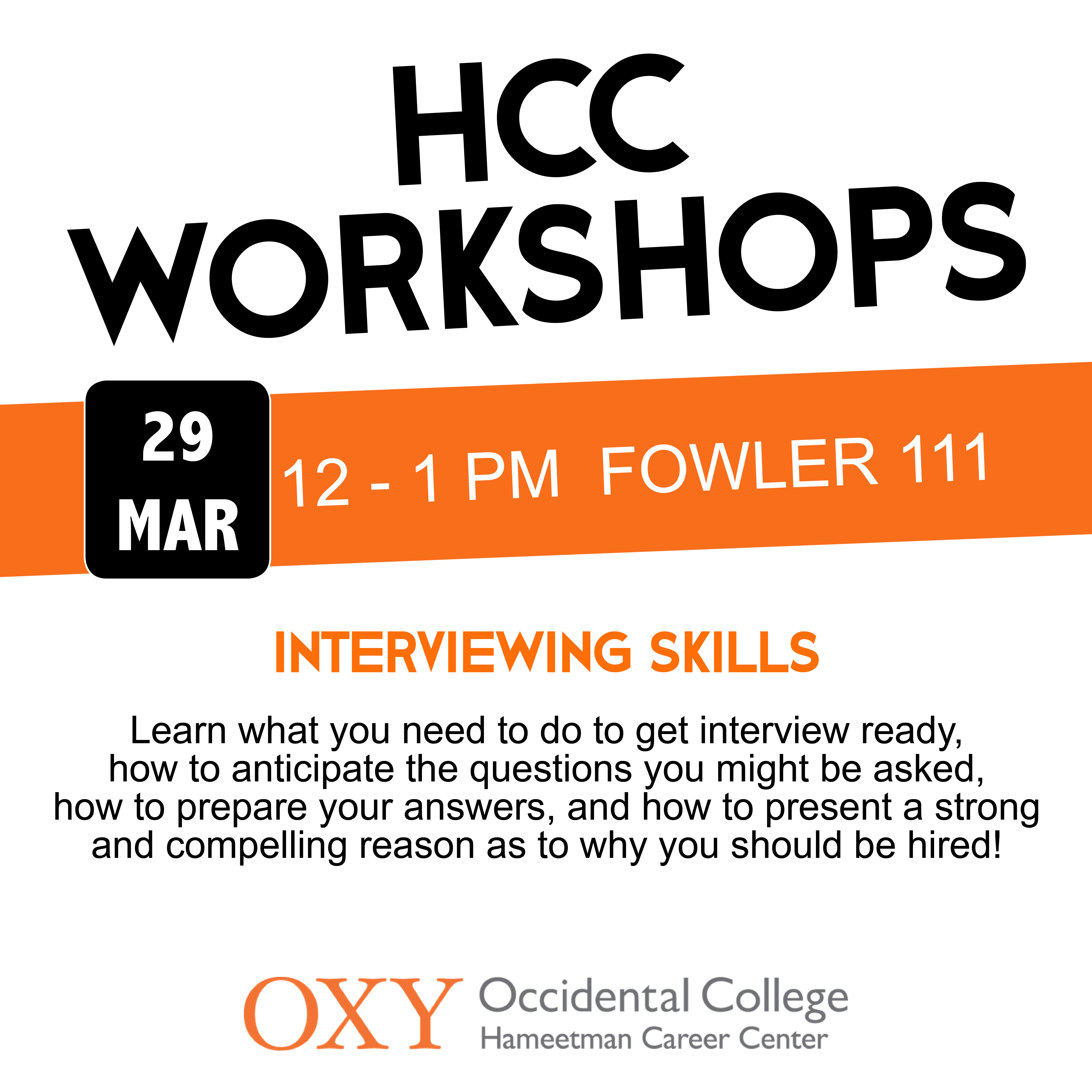Image for Interviewing Skills Workshop Event