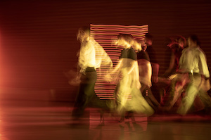Jay Carlon FLEX Dancers move in a blur
