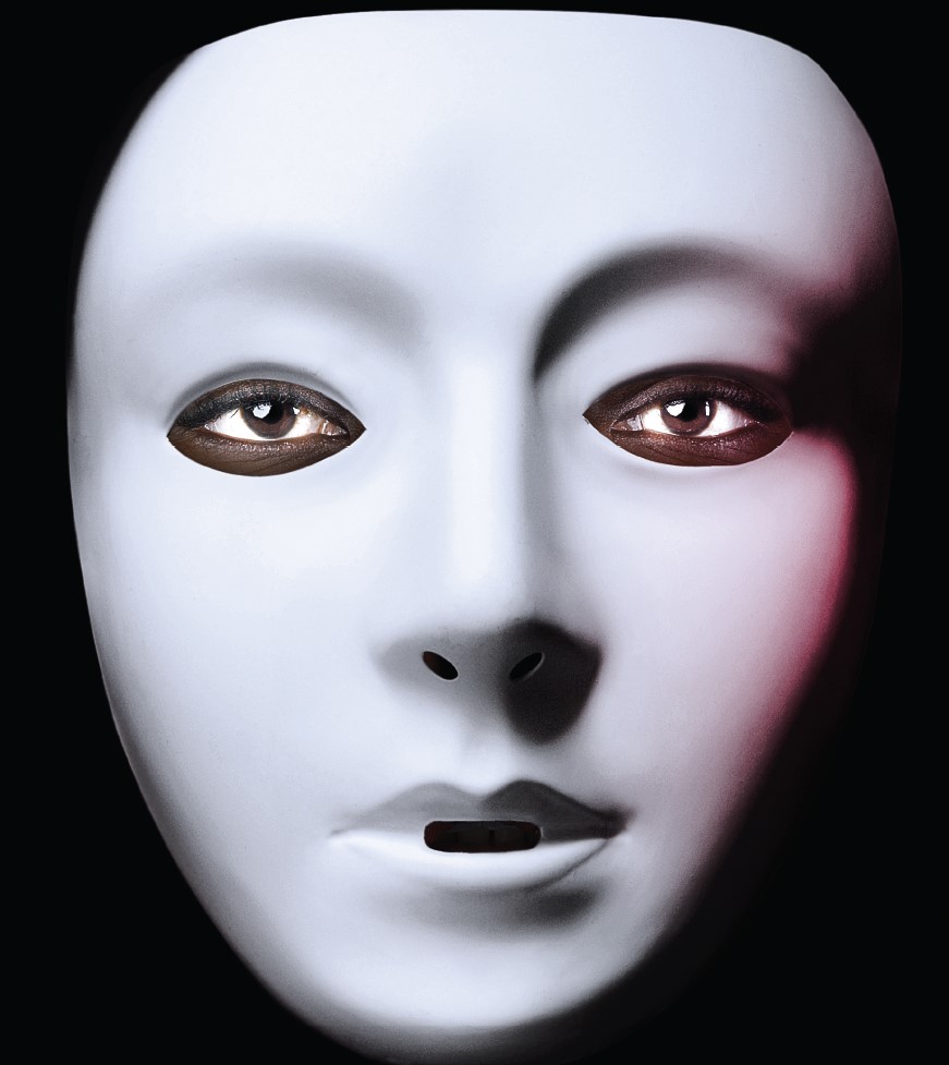 Image of a person wearing a mask