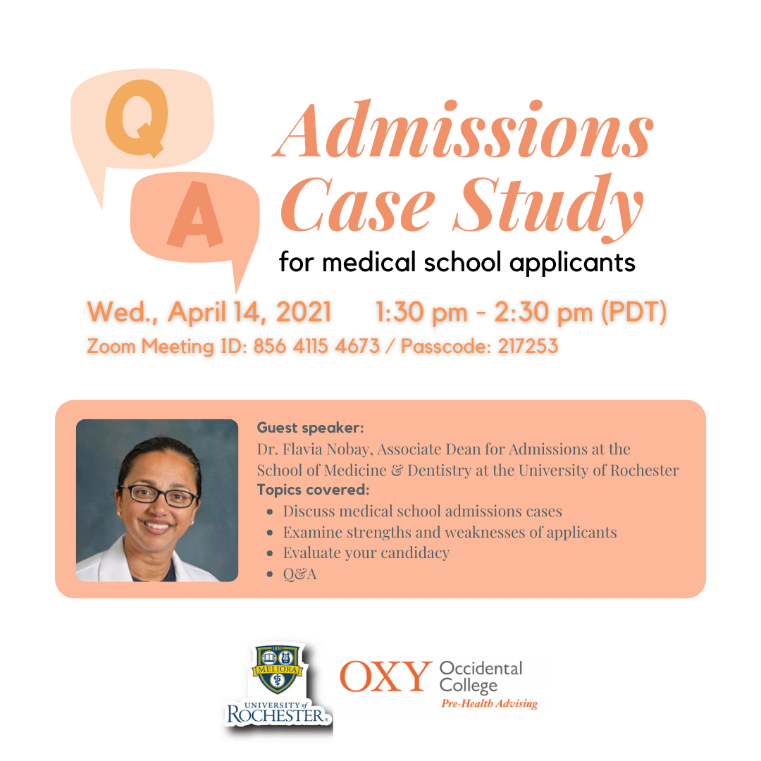 med school admissions case study session