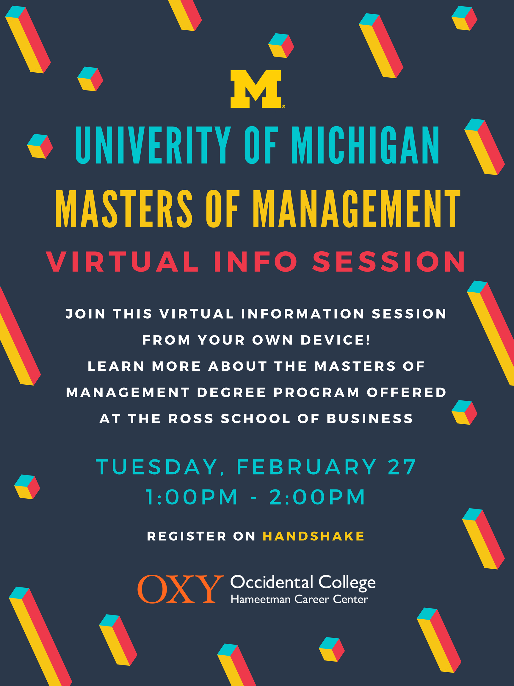 Image for University of Michigan Masters of Management Info 