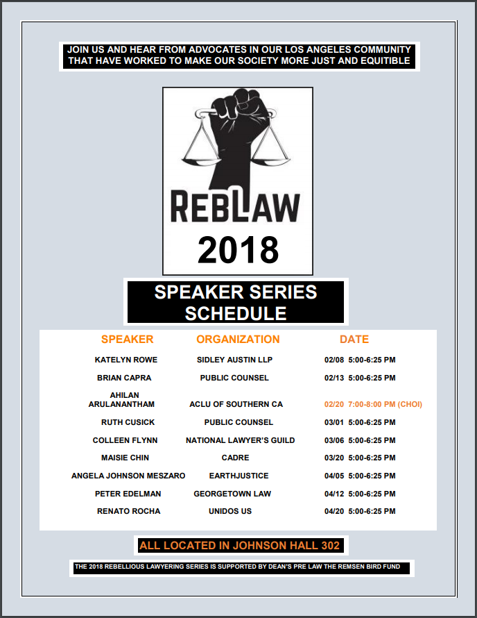 Image for RebLaw Speaker Series: Maisie Chin Event