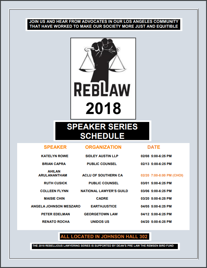Image for RebLaw Speaker Series: Renato Rocha Event