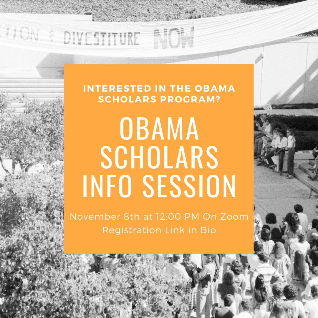 Obama Scholars Info Session