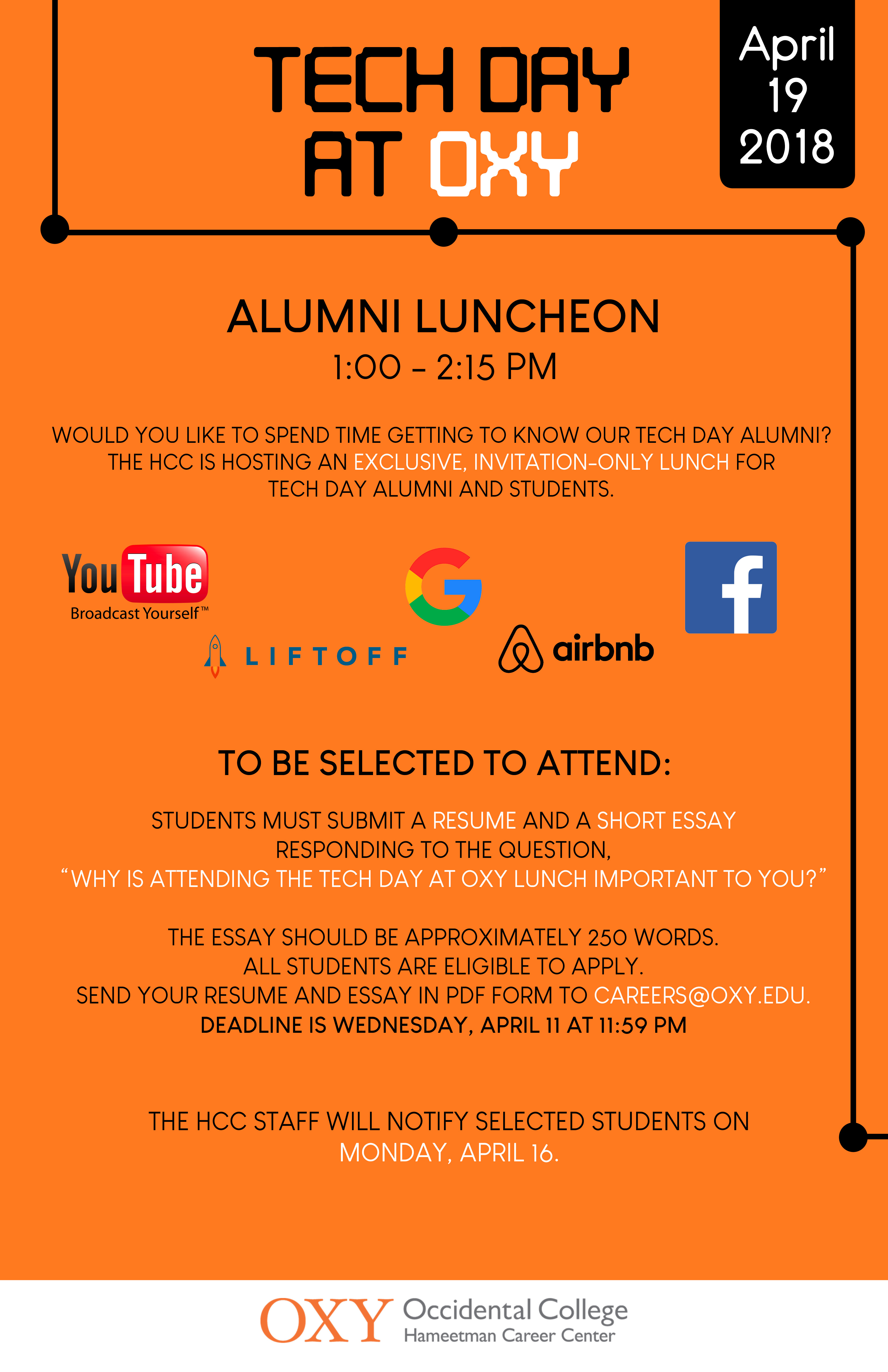 Image for Tech Day at Oxy: Alumni Luncheon Event