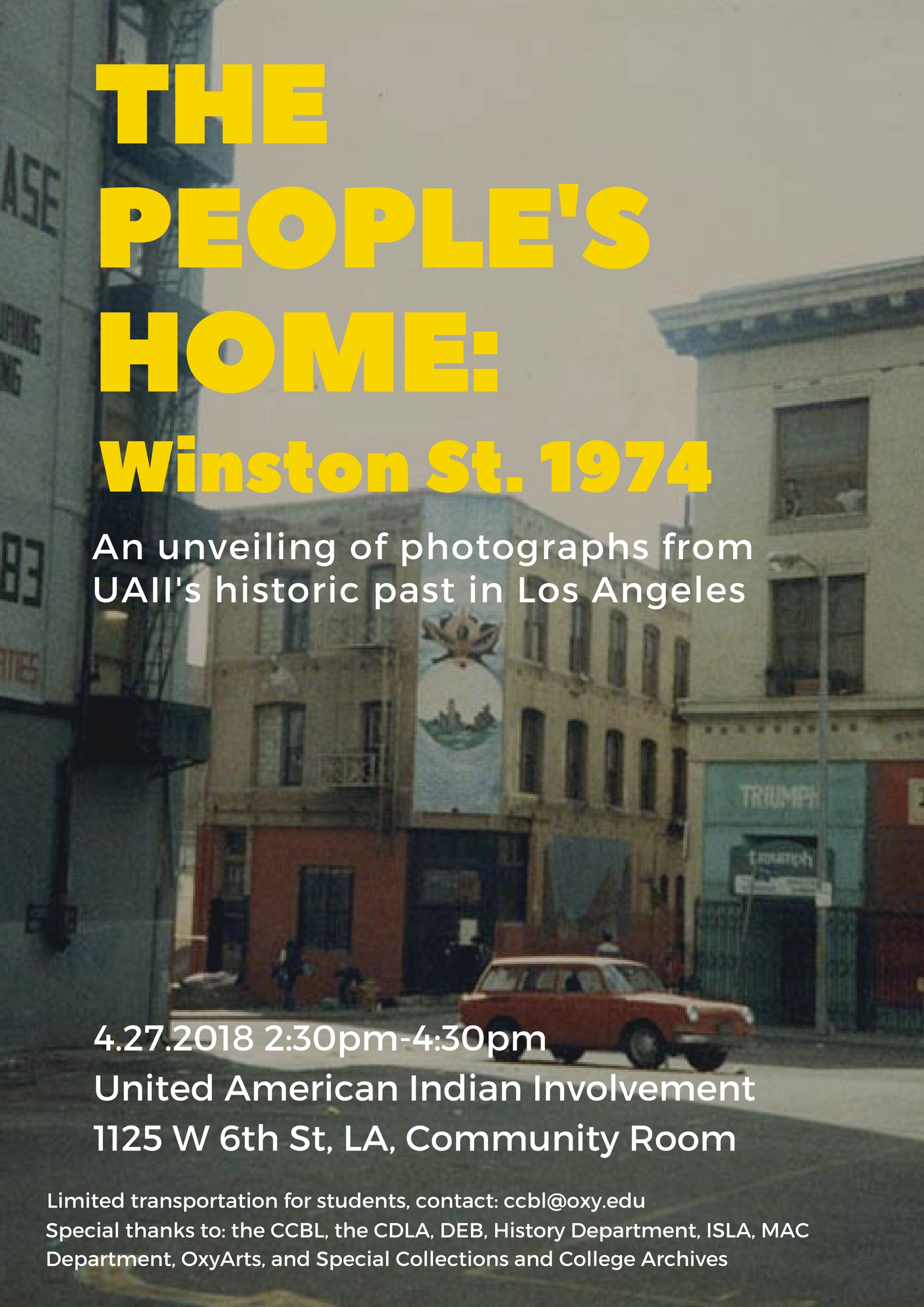 Image for The People's Home photo exhibit, a collaboration b
