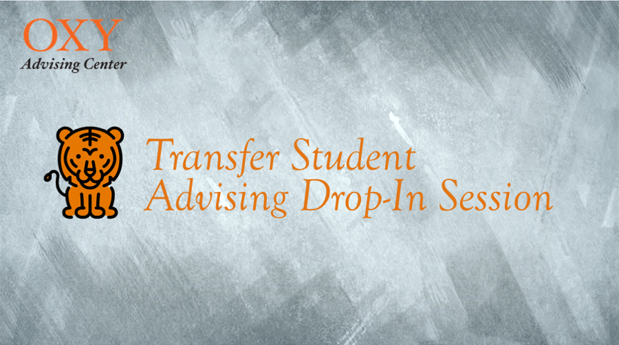 Transfer Student Advising Drop-In Session
