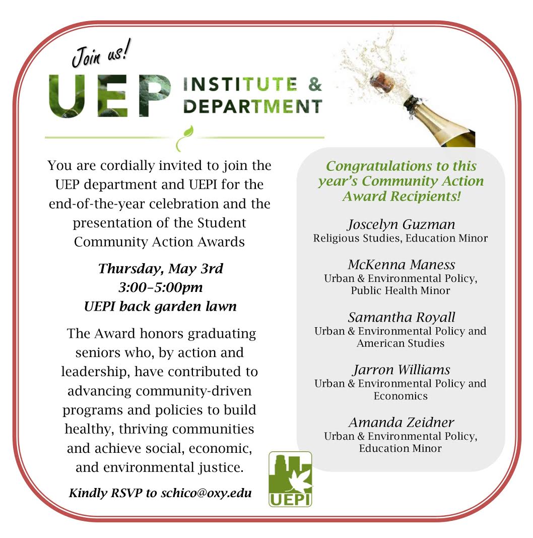 Image for UEP & UEPI End of the Year Celebration and Student