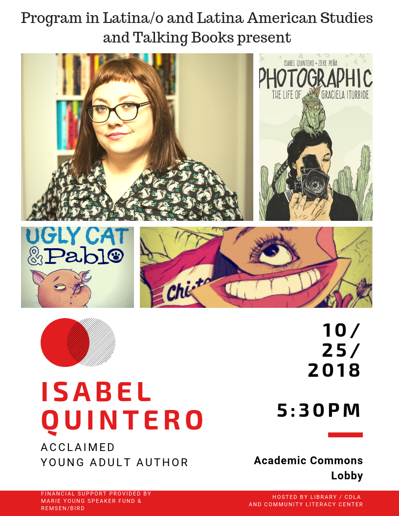 Image for Author Isabel Quintero Event