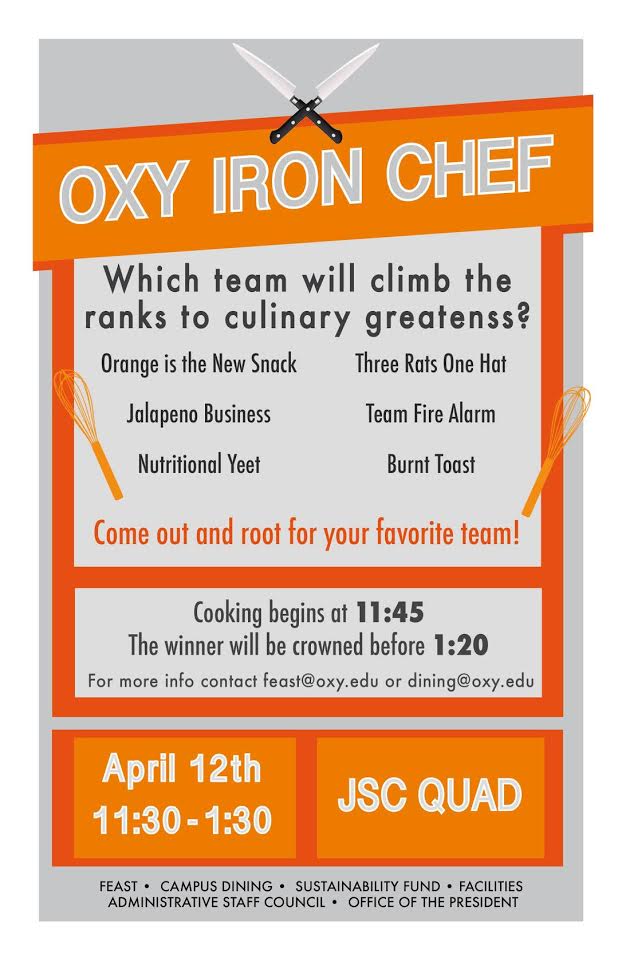 Image for Earth Month: Oxy's Own Iron Chef Competition Event