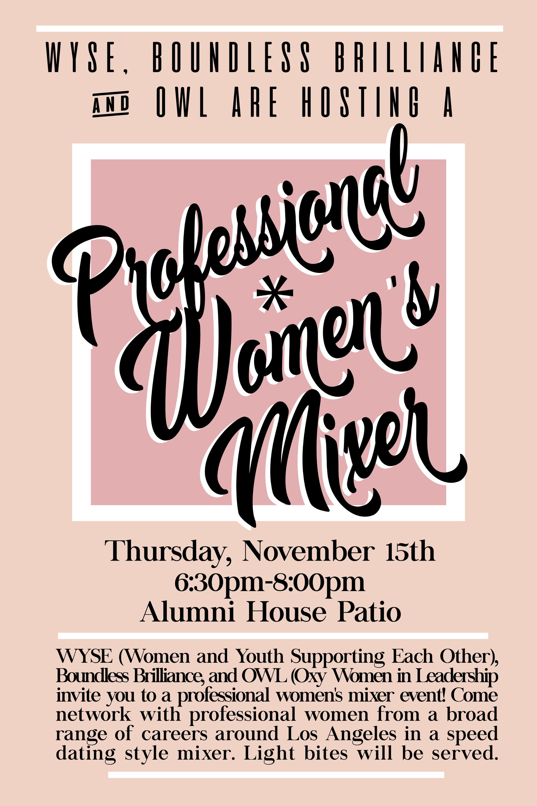 Image for Professional Women's Mixer Event