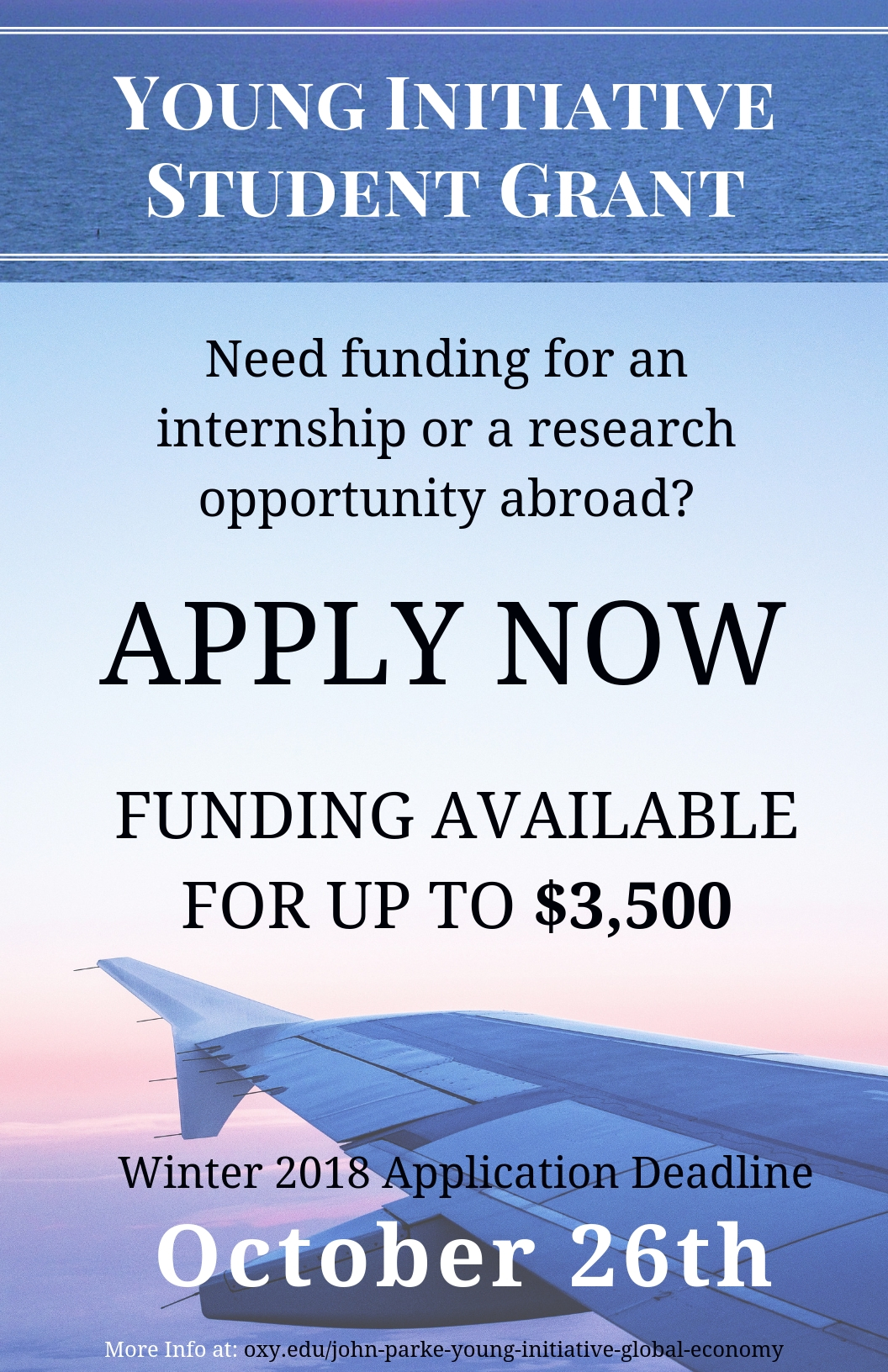 Image for Young Initiative Student Grant Event
