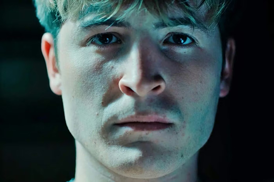 Kieron Moore in Blue Film.