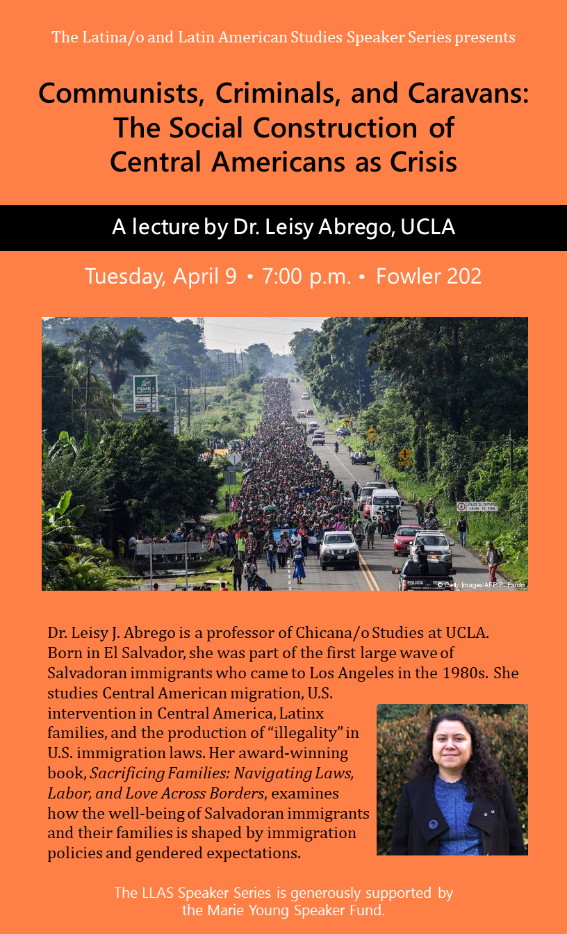 Poster for Abrego lecture