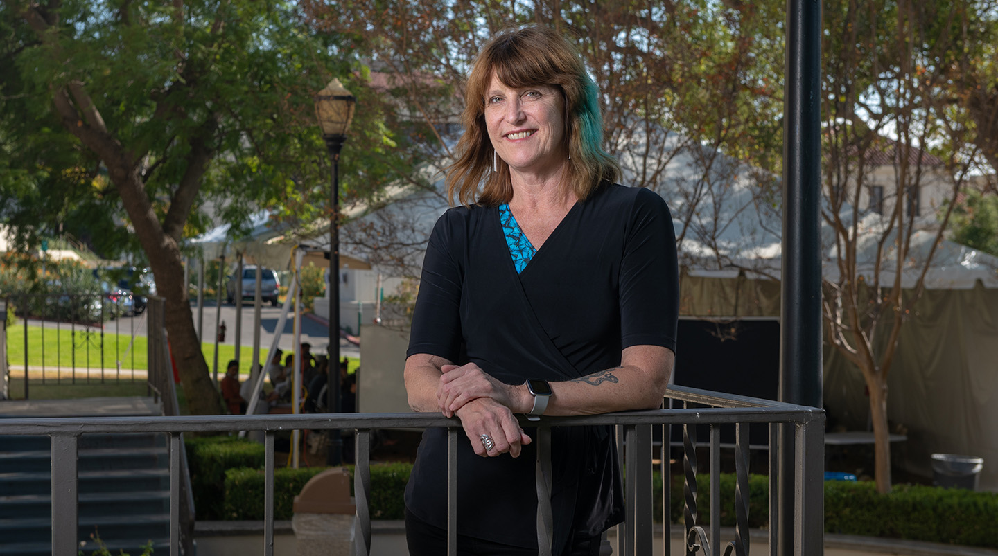 Professor of Art and Art History Amy Lyford in October 2021.