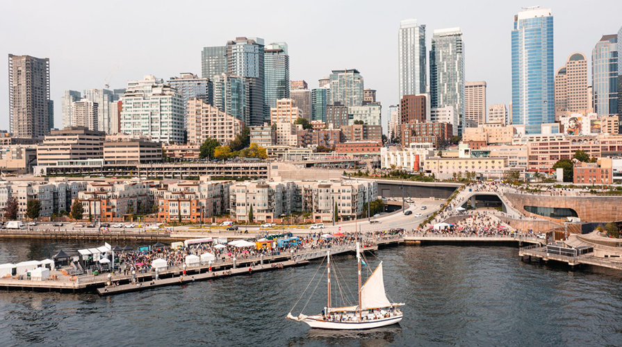 Waterfront Park on opening day in September 2025. (Photo by Brandon Patoc)
