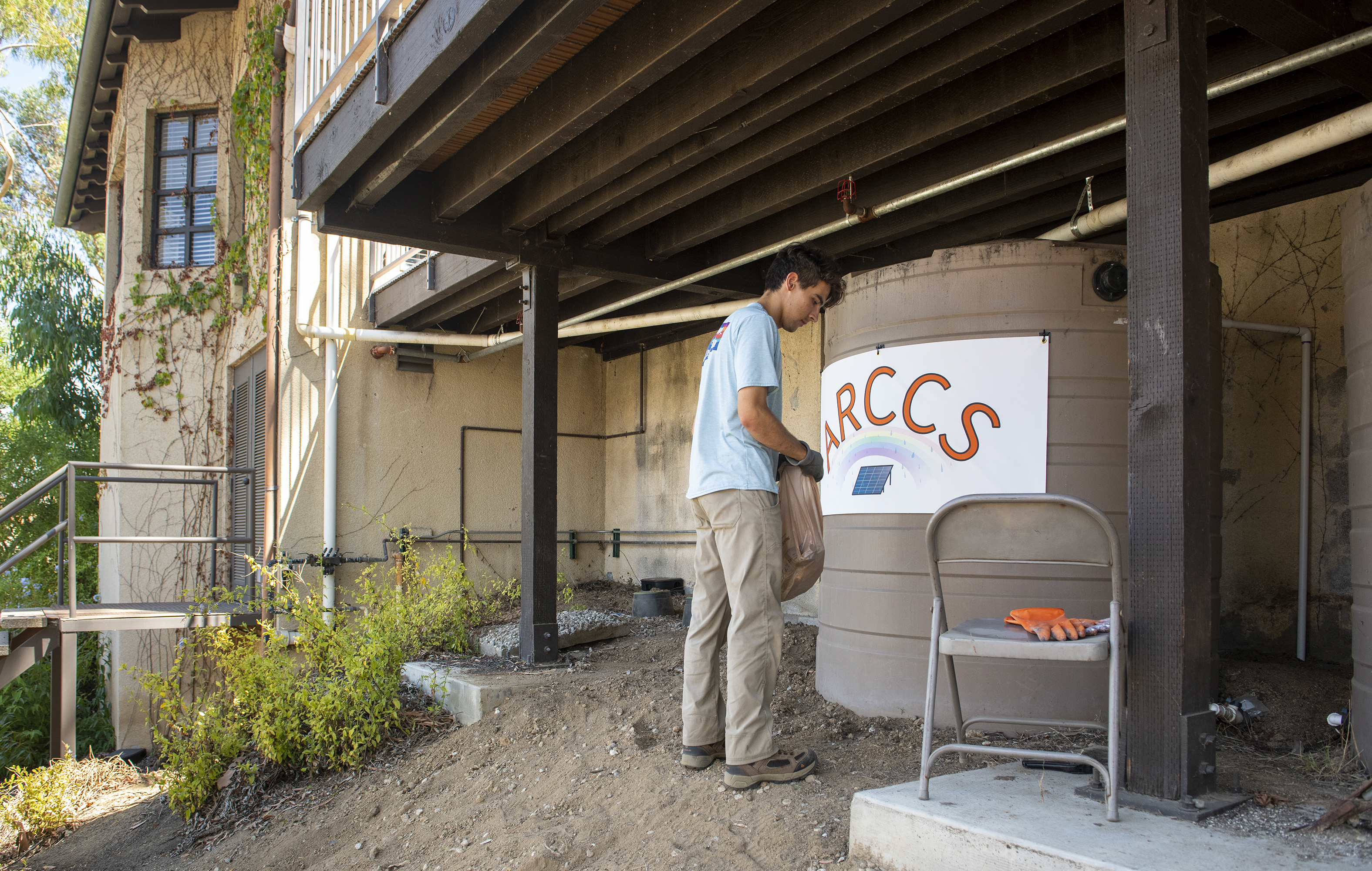 Occidental's ARCCS (A Rain­water Collection and Cleaning System).