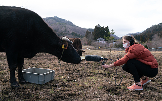 In February 2020, Lonsdorf reported from Fukushima, Japan, as the recipient of NPR’s Above the Fray fellowship (Photo by Claire Harbage/NPR)