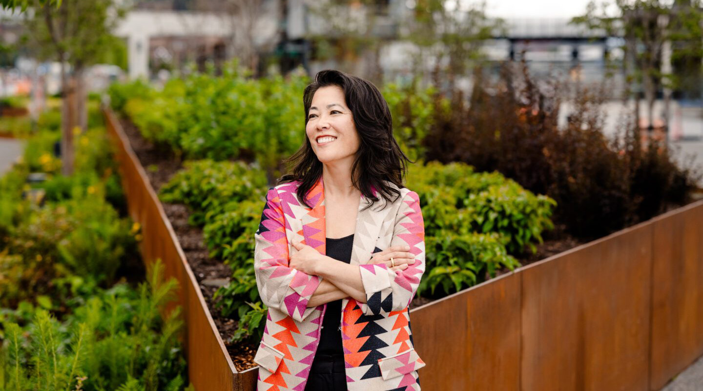 Joy Shigaki ’94, president and CEO of Friends of Waterfront Park in Seattle.