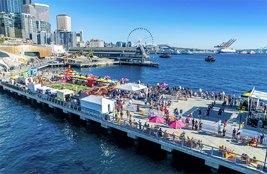 Pier 62 at Waterfront Park in Seattle. (Photo by Erik Solhather)