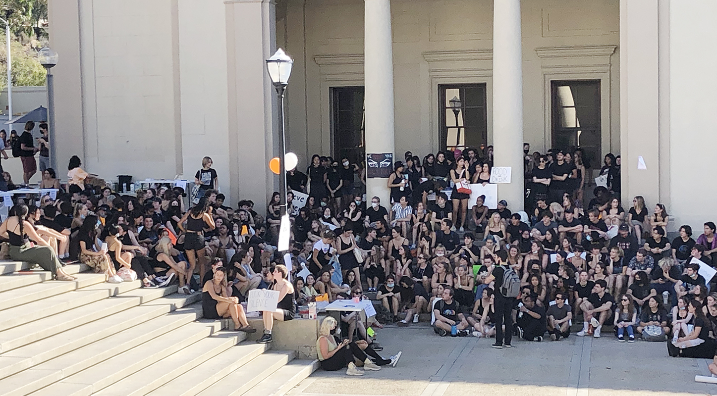 OSAC student demonstration, November 12, 2021