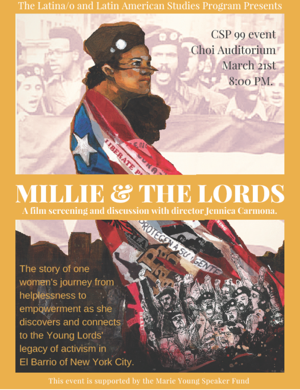 Poster for Millie & The Lords