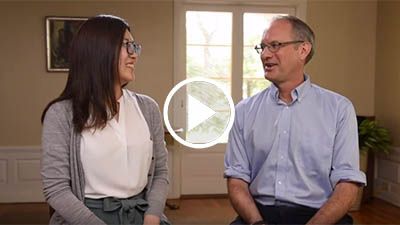 Student Nan Ma and her mentor, Professor Daniel Snowden-Ifft